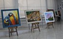 Artista expõe obras na Câmara 