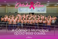 Câmara apoia Campanha Outubro Rosa, de prevenção ao câncer de mama
