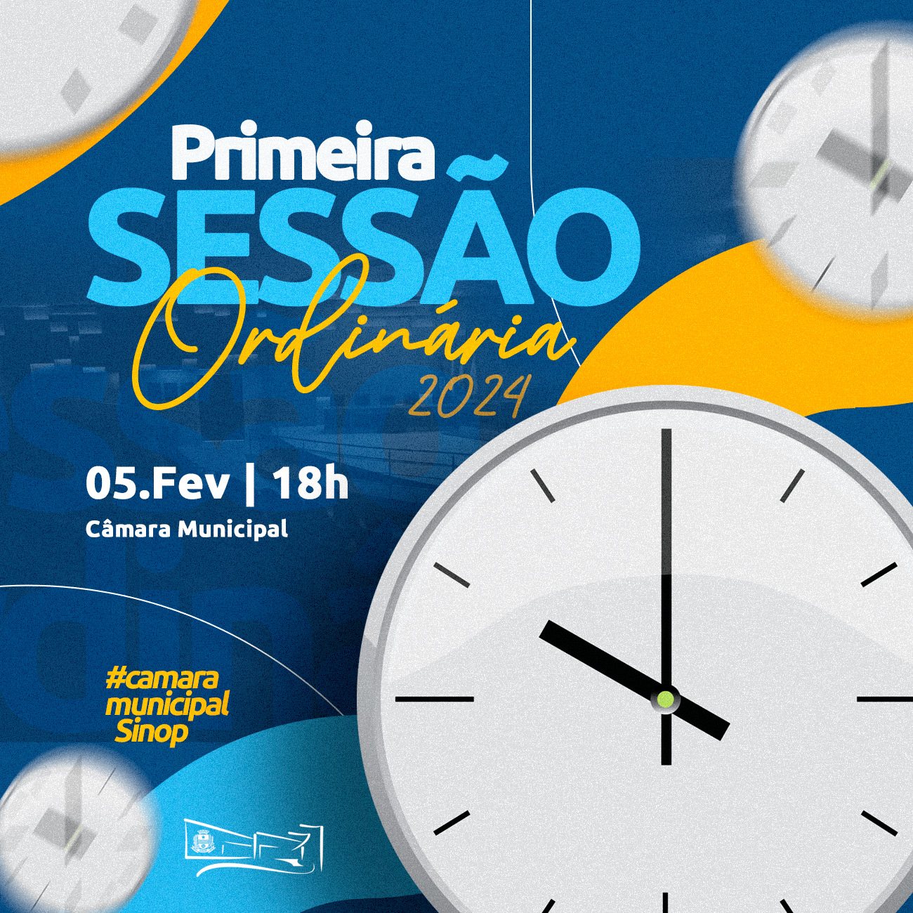 Câmara fará primeira sessão na próxima segunda-feira (05). 