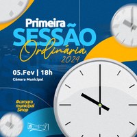 Câmara fará primeira sessão na próxima segunda-feira (05). 