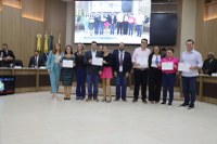 Paulinho Abreu presta homenagem à CDL SINOP pelos 40 anos de história no município