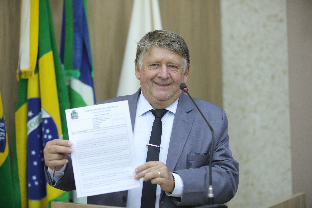 Remídio Kuntz solicita reconhecimento de utilidade pública para entidade esportiva