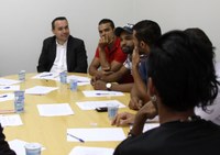 Vereador e secretária recebem músicos de Sinop e avaliam regulamentação de leis