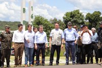 Vereadores acompanham a inauguração do asfalto da BR-163 no Pará
