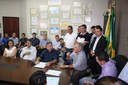 Vereadores prestigiam doação de equipamentos para o Aeroporto de Sinop Vereadores prestigiam doação de equipamentos para o Aeroporto de Sinop